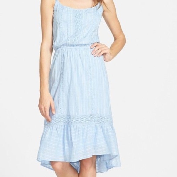 NEW Revolve Ella Moss  ‘Blanca’ Midi Dress in BLACK Large Ruffled Lace - Picture 6 of 16